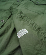 【予約】MILITARYSHIRT Army twill
