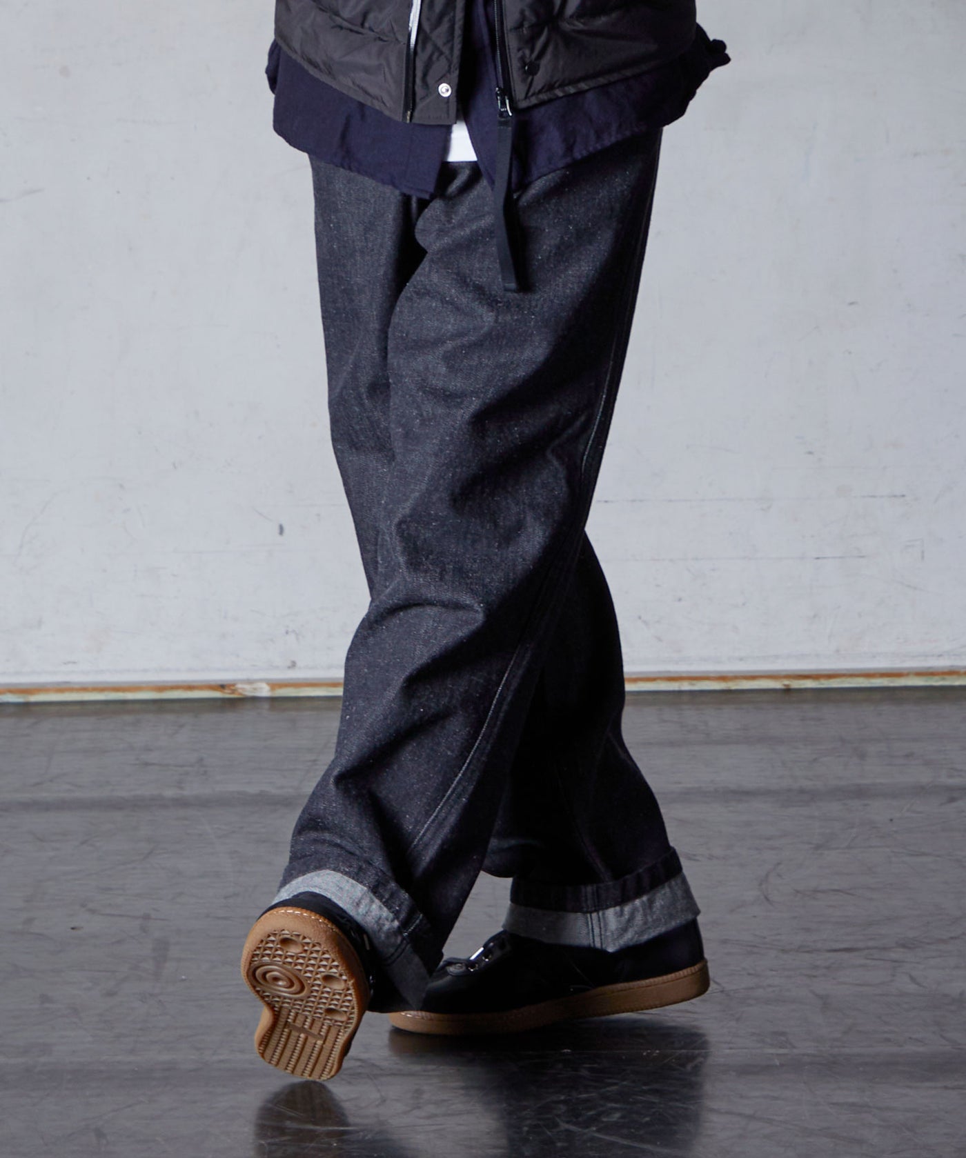 【EGOTRIPPING】WORK STRIPEトラウザーズ EGO TRIPPING エゴトリッピング / RADSKINS WOOLDENIM WORK TROUSERS