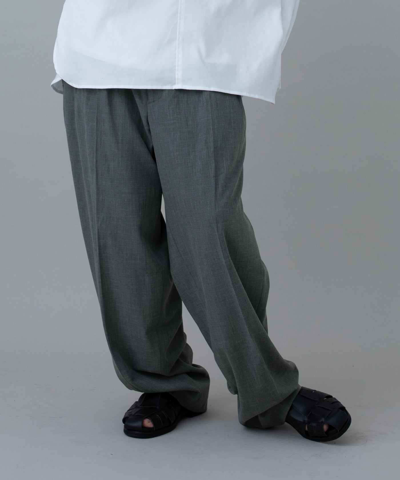 【EGOTRIPPING】WORK STRIPEトラウザーズ EGO TRIPPING / TWOTUCKTROUSERS タックパンツ タックトラウザーズ