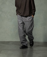 【予約】WOOLBASTE TROUSERS windowpane