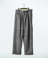 【予約】WOOLBASTE TROUSERS windowpane