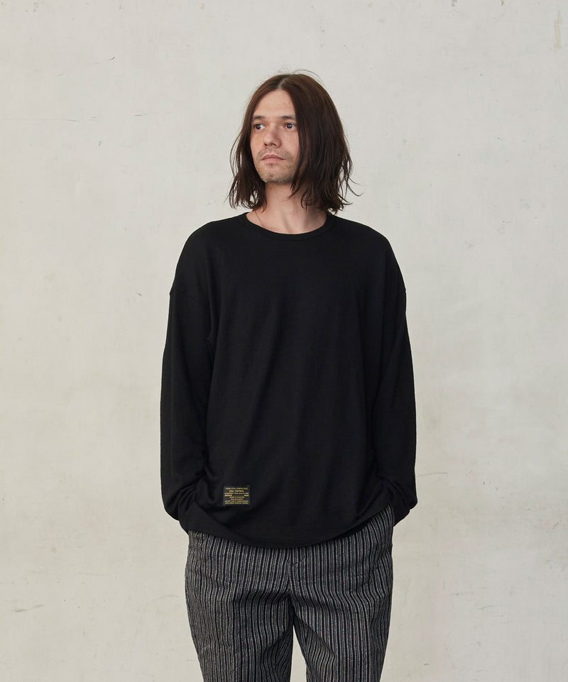 EGO TRIPPING エゴトリッピング / WASHABLE WOOL TEE ウォッシャブルウールTEE ウールTシャツ