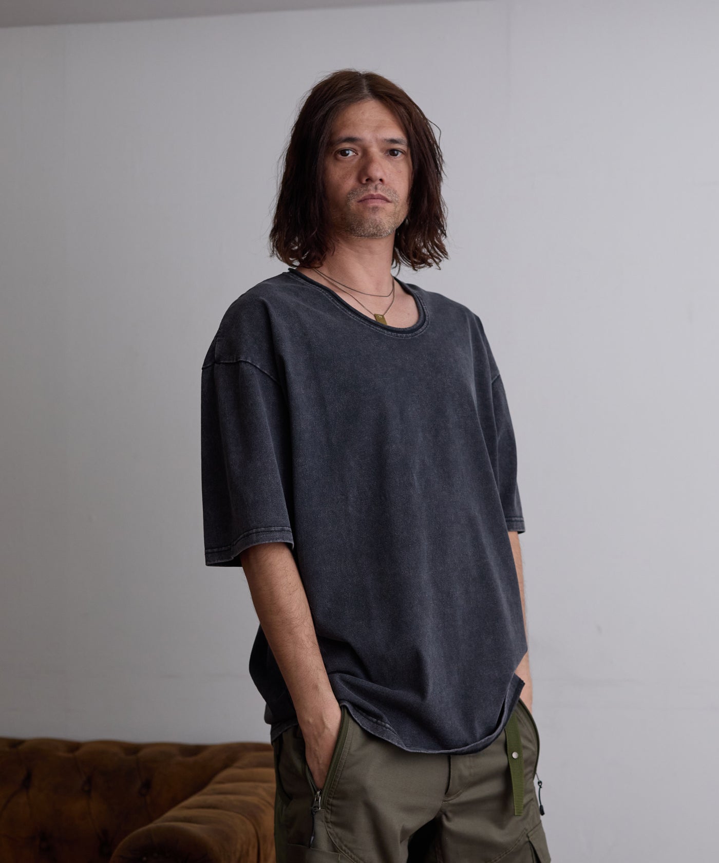 EGO TRIPPING エゴトリッピング / CREWNOT TEE crock フェードT