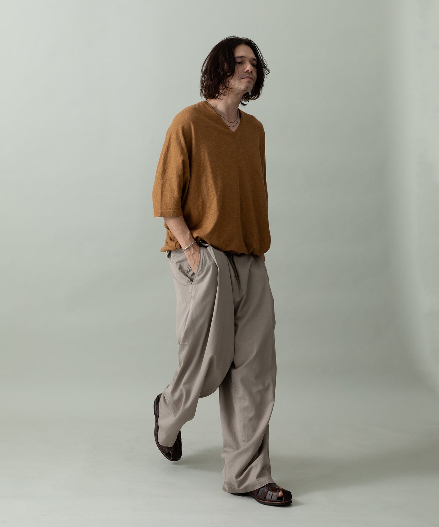 【EGOTRIPPING】KITE PANTS パーカーセット販売 EGO TRIPPING / KITE V-NECK エゴトリッピング カイトVネック ドルマン