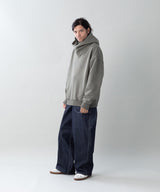 COWL-WOOL SWEATPARKA