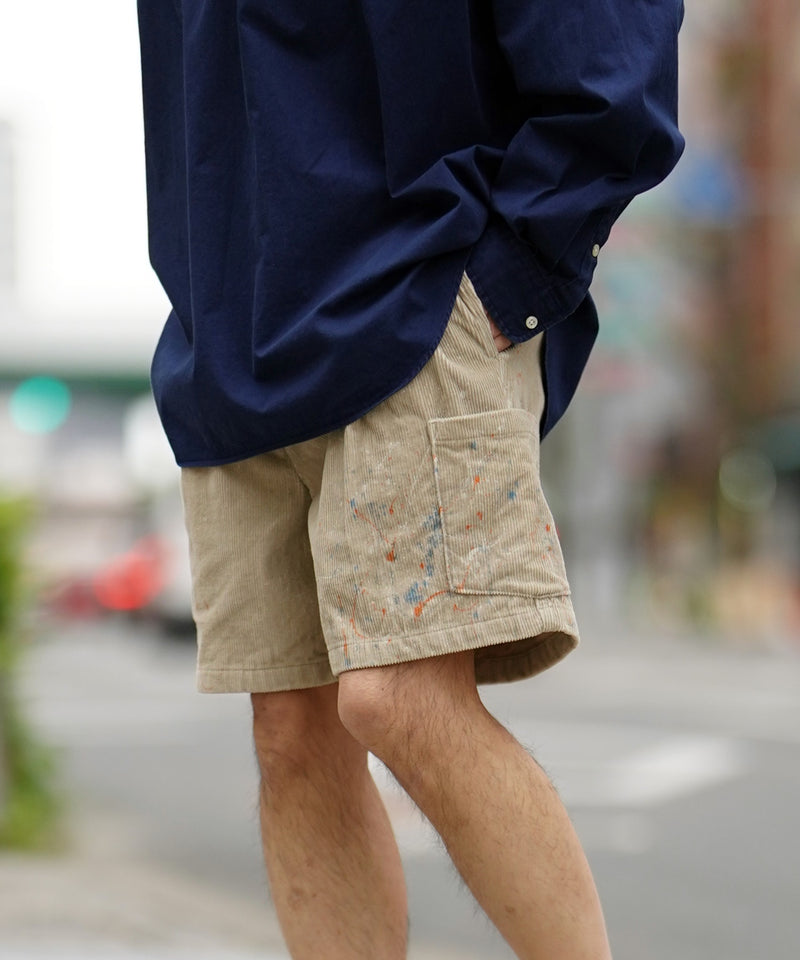 REMAKE CORDUROY SHORT PANTS-01