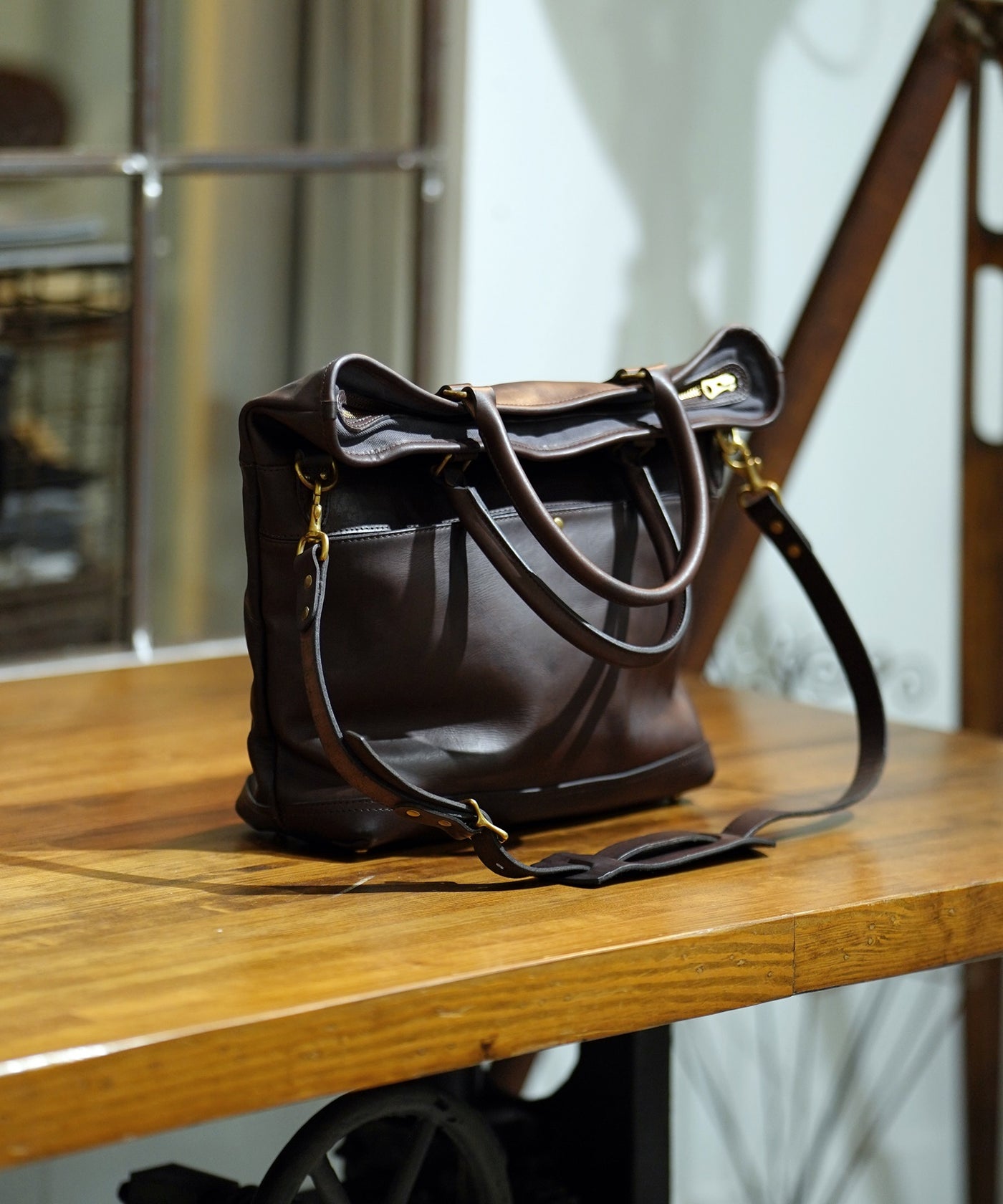 VASCO ヴァスコ / LEATHER NELSON 2Way BAG レザーネルソン2ウェイバック レザーバッグ ショルダーバッグ –  GARROT STORE