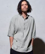 EGO TRIPPING エゴトリッピング / ZIP TUCK PULLOVER SHIRT ジップタックプルオーバーシャツ プルオーバーシャツ ハーフジップ