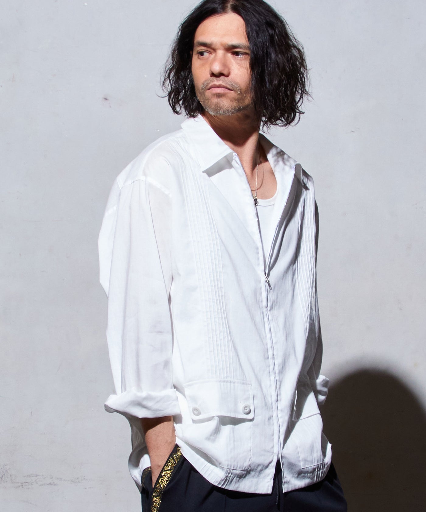 新品未使用品！  EGO TRIPPING ZIP-SHIRTS 48 新品未使用品！ EGO TRIPPING ZIP-SHIRTS 48 - メルカリ