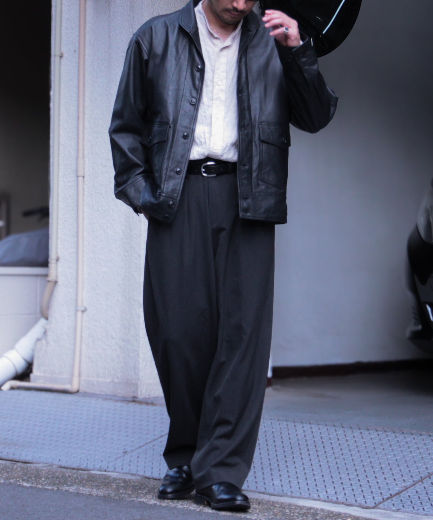 M*u様 EGOTRIPPING RADSKINレザージャケット size48 EGO TRIPPING エゴトリッピング / RADSKINS RETROLUXE ラッド