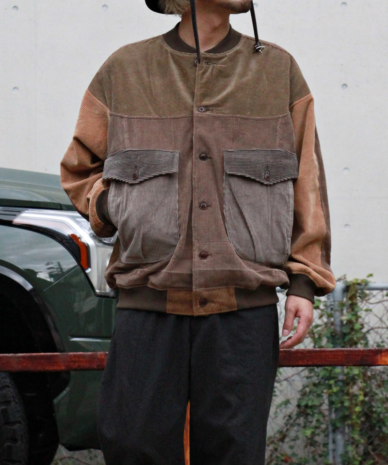 SWITCHING CORDUROY JACKET-01
