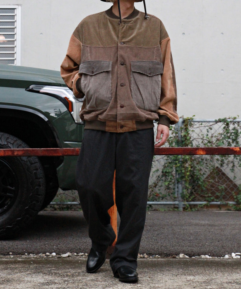 SWITCHING CORDUROY JACKET-01