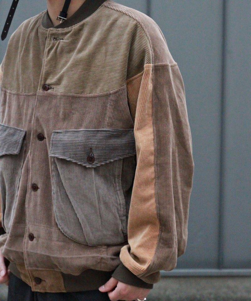 SWITCHING CORDUROY JACKET-01