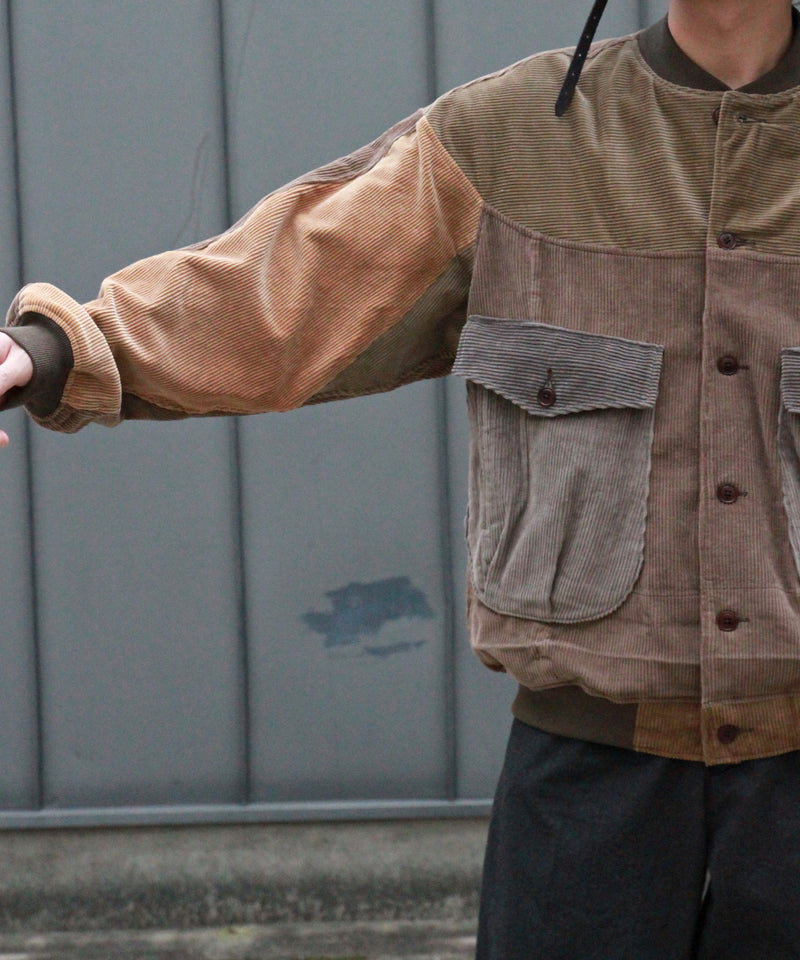 SWITCHING CORDUROY JACKET-01