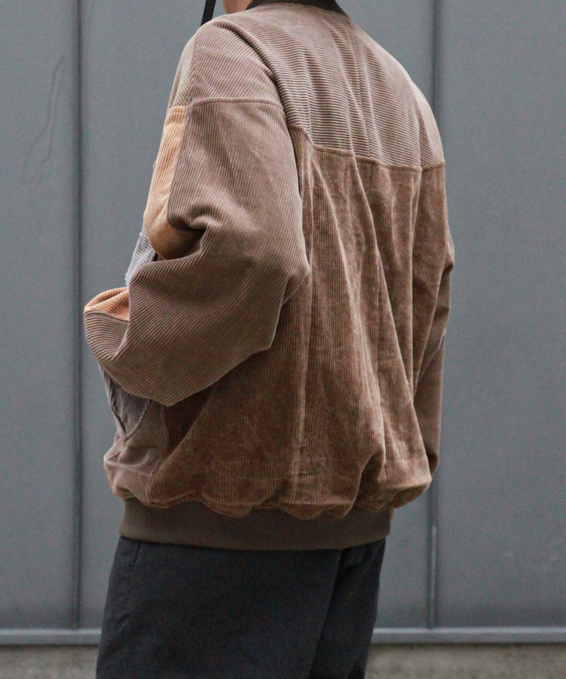 SWITCHING CORDUROY JACKET-01