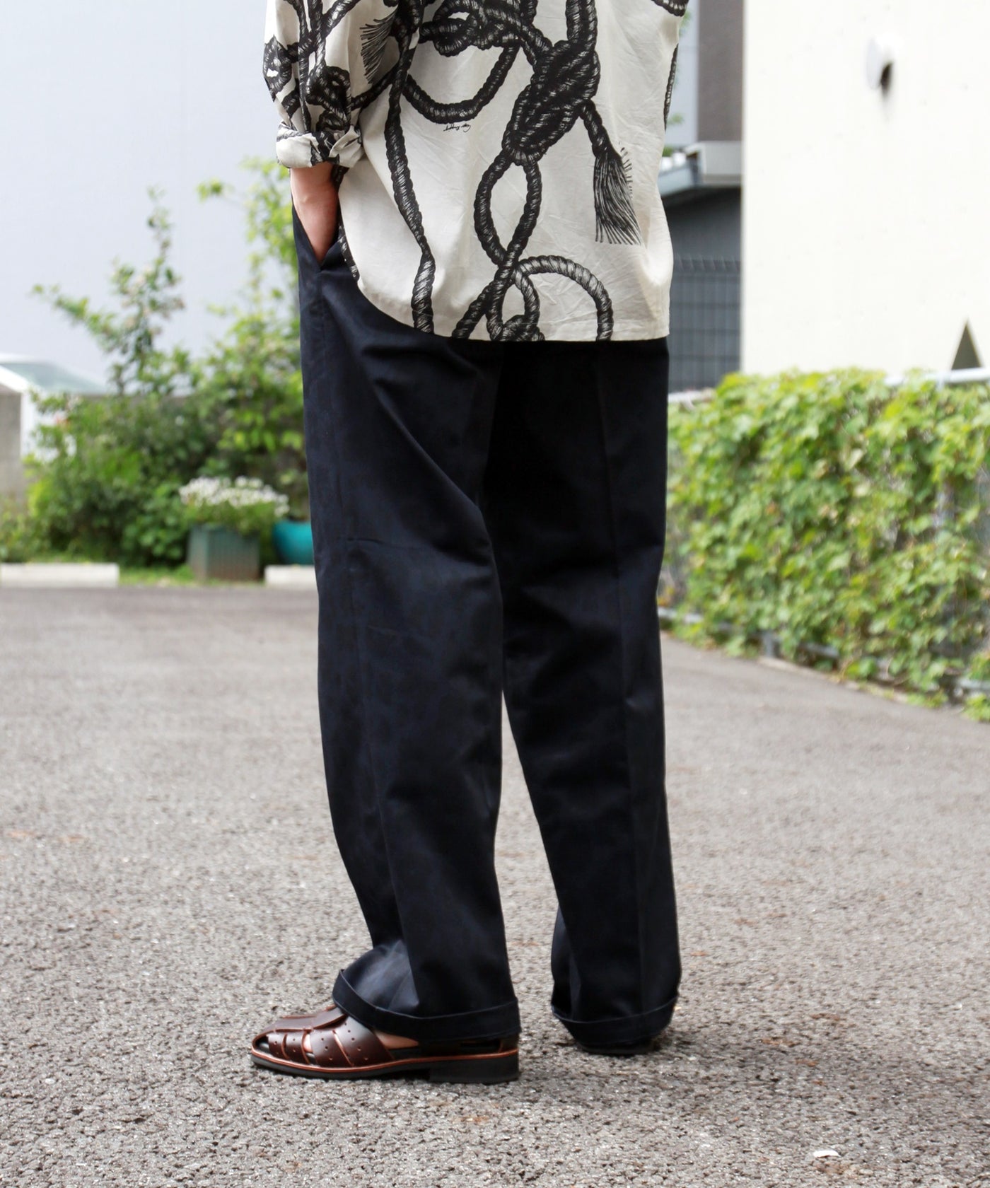 BUENA VISTA ブエナビスタ / Dickies×BV Baggy pants leopard 