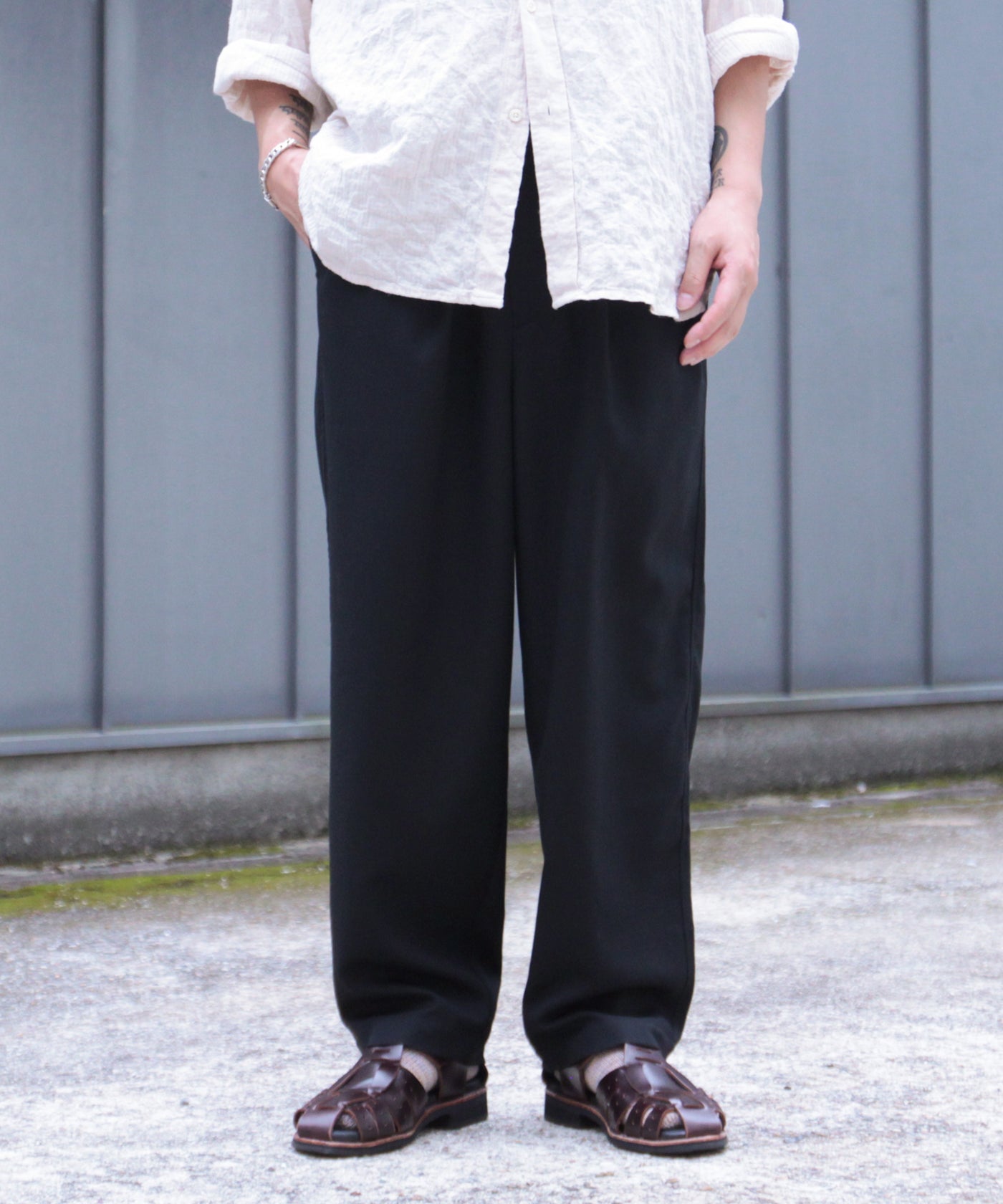 Phatee ファッティー ONE TUCK EASY SLACKS 2本セット IMG_2266_52c51cb5-987d-4ab9-