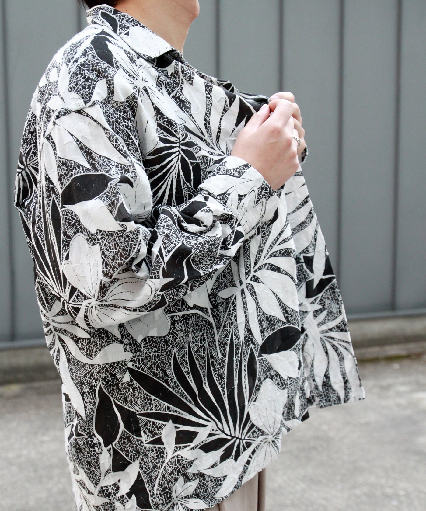 EGO TRIPPING エゴトリッピング / FLORAL LACE SHIRT L/S 