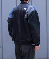 SWITCHING FLEECE BOMBER JACKET