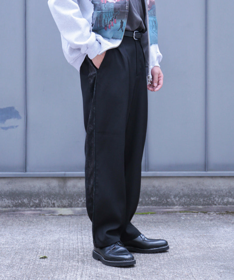 BUENA VISTA ブエナビスタ / SIDE LINE TUCK SLACKS サイドラインタックスラックス ラインパンツ タックパンツ 石塚啓次