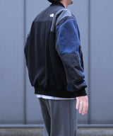 SWITCHING FLEECE BOMBER JACKET