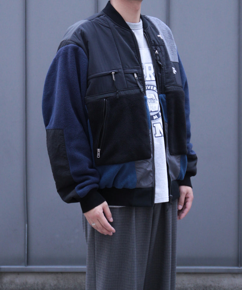 CHANGES チェンジーズ / SWITCHING FLEECE BOMBER JACKET スウィッチングフリースボンバージャケット ボンバー ノースフェイス フリース