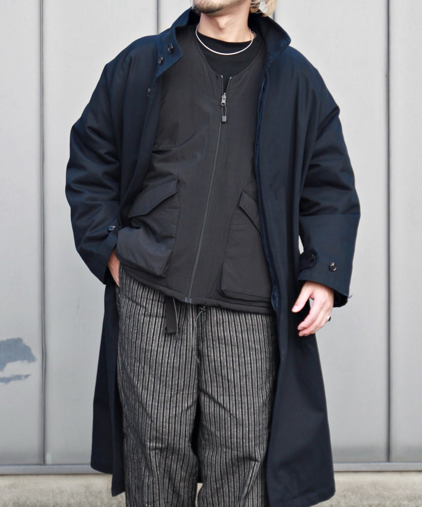 EGOTRIPPING ONEPANELSLEEVE COAT エゴトリッピング EGO TRIPPING エゴトリッピング / ONEPANELSLEEVE COAT 2way ワン