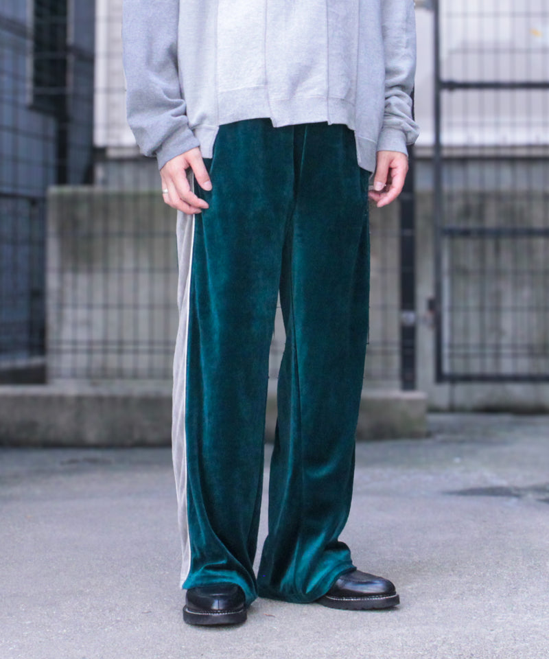 VELOUR TRACK PANTS