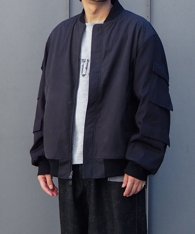 INK / BDU SLEEVE MA-1 インク BDUスリーブMA-1 MA1 ボンバージャケット