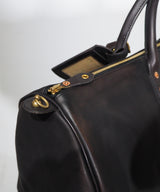 LEATHER TRAVEL BOSTON BAG