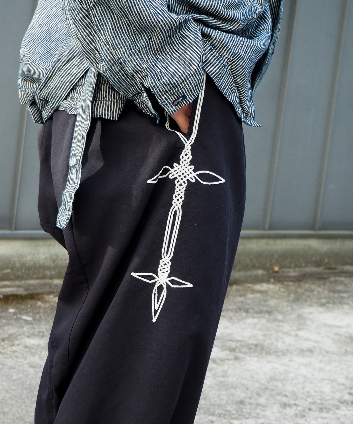 VERYTAGE / ZWIDER embroidery ベリーテージ ズアーブパンツ