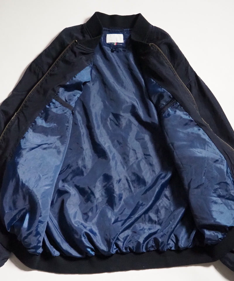 SILK BOMBER JACKET