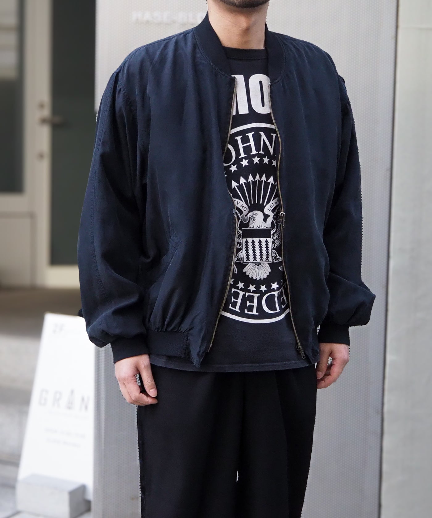 CHANGES / SILK BOMBER JACKET-06 チェンジーズ シルクボンバー CHANGES / SILK BOMBER JACKET-06 チェンジーズ シルクボンバー