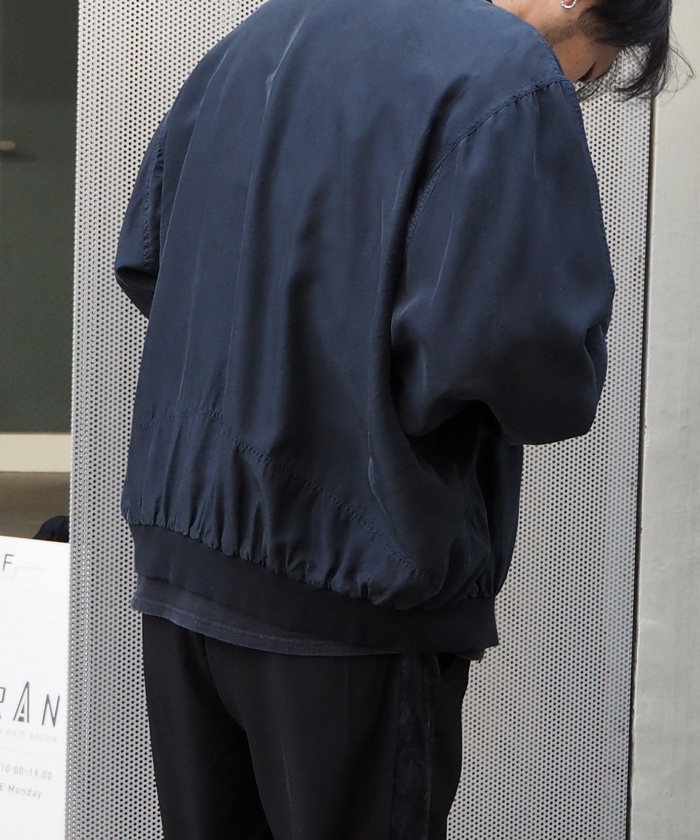 CHANGES / SILK BOMBER JACKET-06 チェンジーズ シルクボンバー