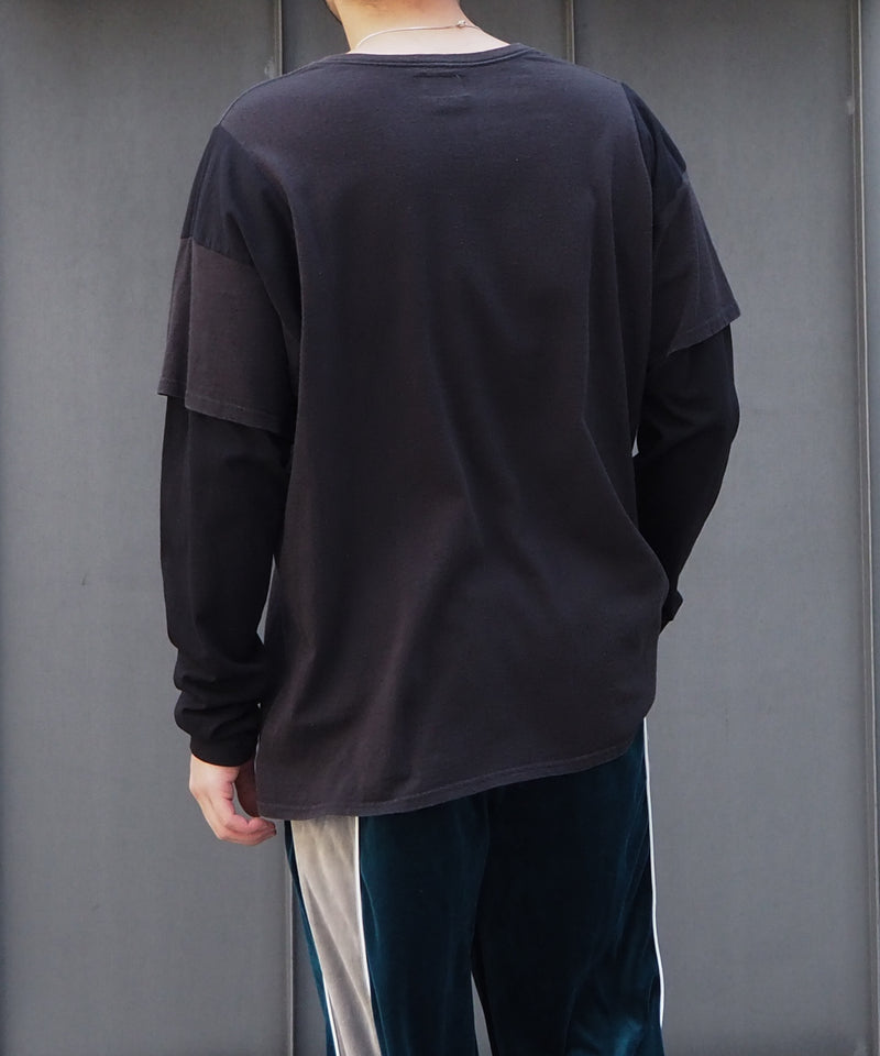 FAKE LAYERD L/S TEE-03