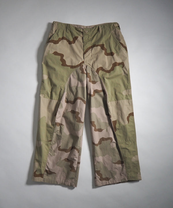 BDU WIDE PANTS desert camo