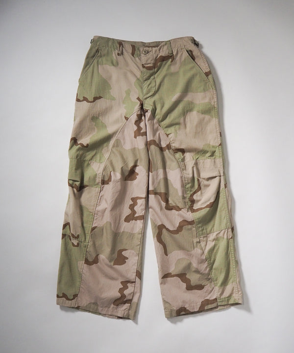 BDU WIDE PANTS desert camo