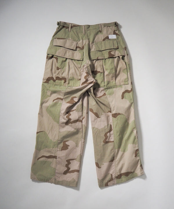 BDU WIDE PANTS desert camo
