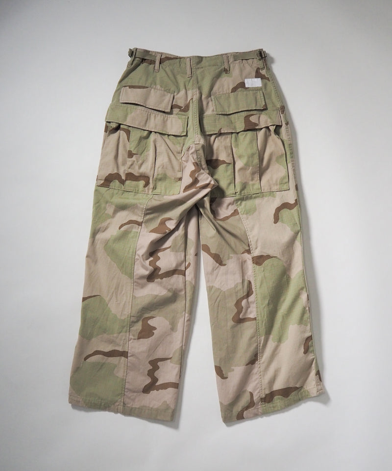 BDU WIDE PANTS desert camo