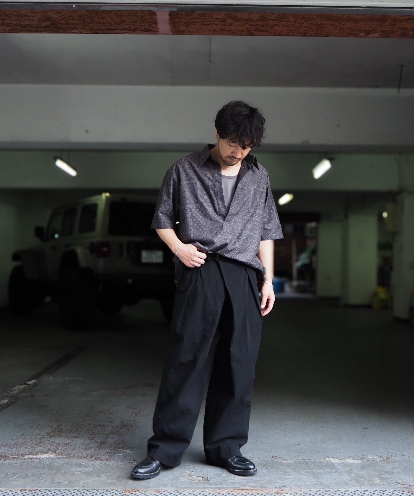 EGO TRIPPING エゴトリッピング / PARISFREE バンダナ柄シャツ