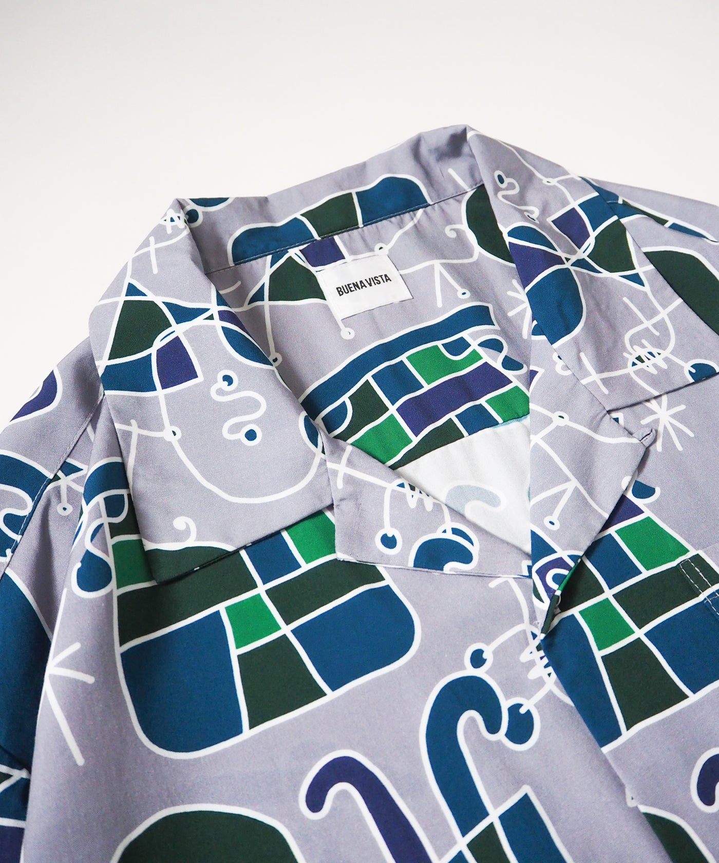 BUENA VISTA / ART SHIRTブエナビスタ 石塚啓次 オープンカラーシャツ