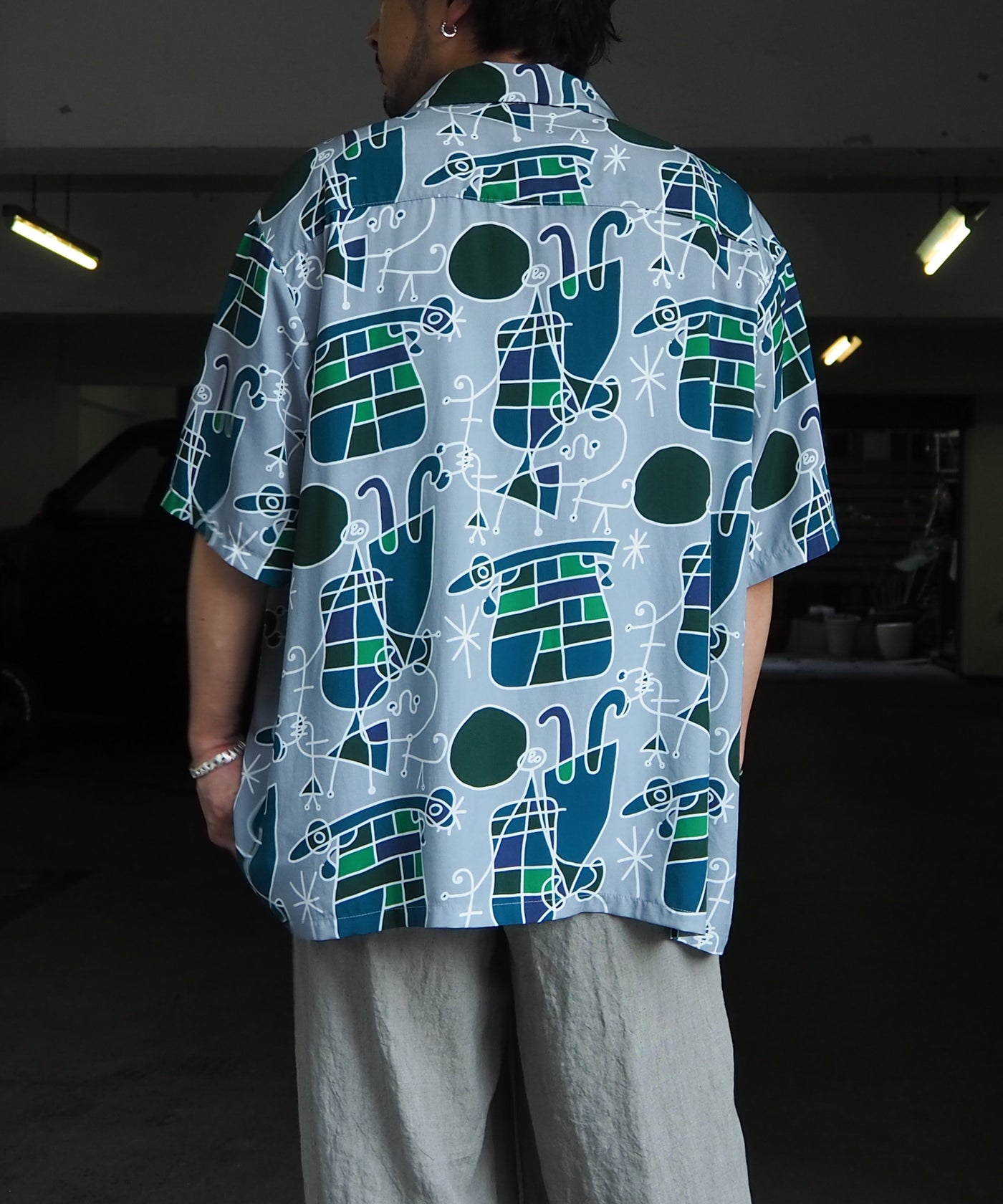 【新品】BUENA VISTA / ブエナビスタ ART SHIRT BUENA VISTA / ART SHIRTブエナビスタ 石塚啓次 オープンカラーシャツ