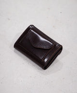 Dual Saddle Pull Up Compact Wallet