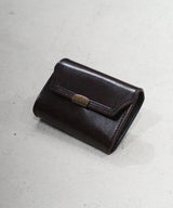 Dual Saddle Pull Up Compact Wallet