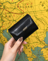 Dual Saddle Pull Up Compact Wallet