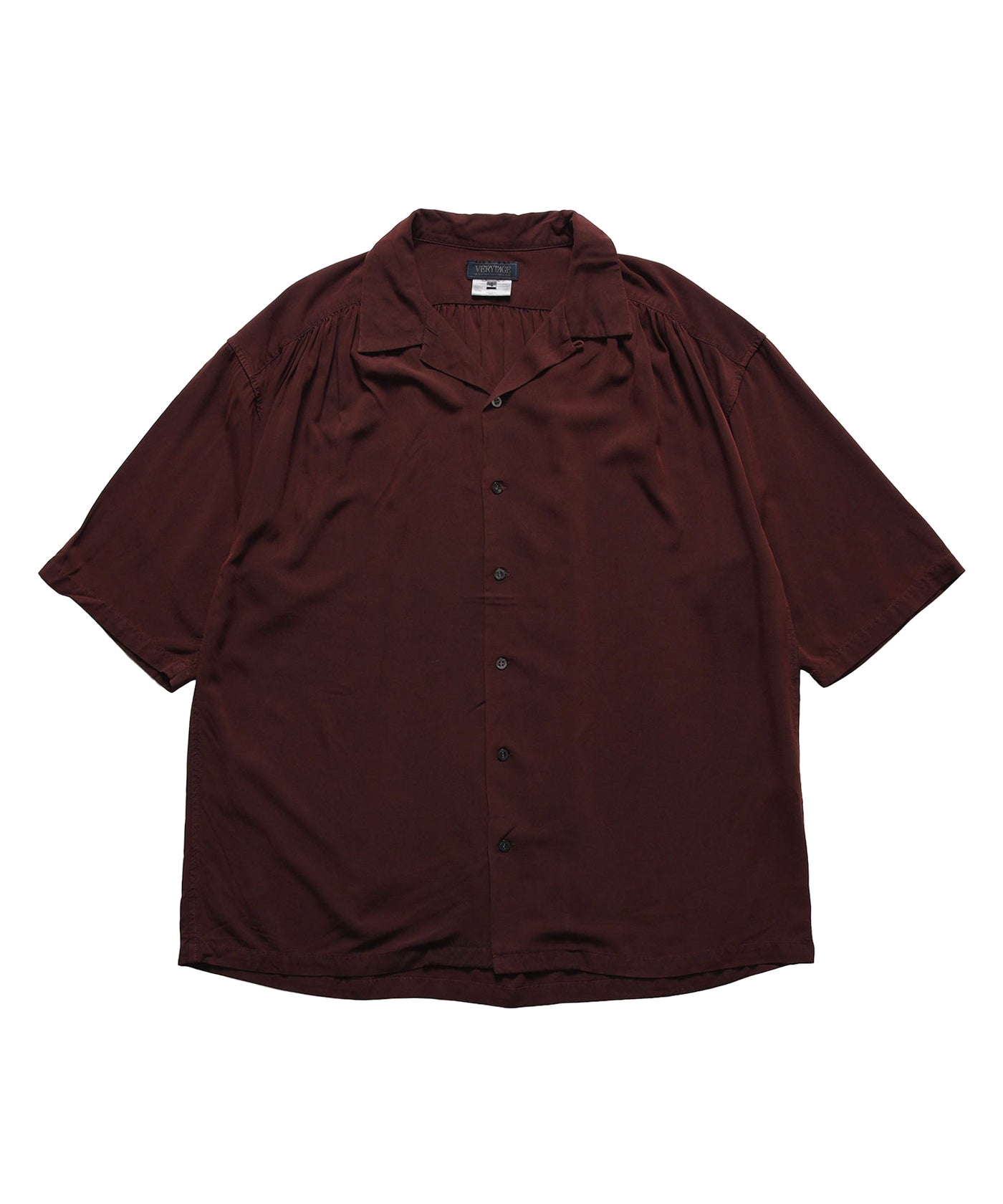 VERYTAGE / GATHER SHIRT ベリーテイジ ギャザーシャツ オープンカラー