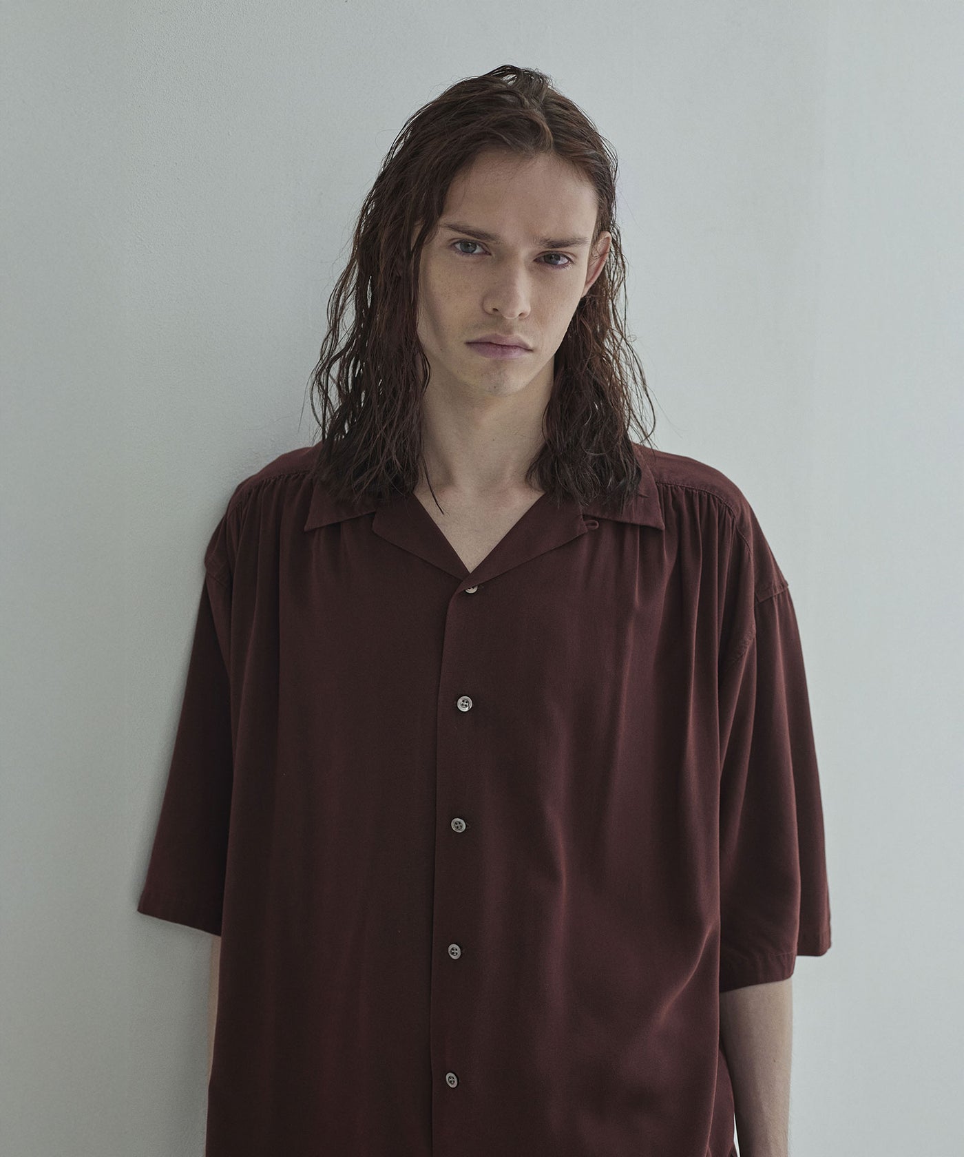 VERYTAGE / GATHER SHIRT ベリーテイジ ギャザーシャツ オープンカラー