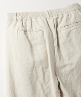 WOOL LINEN MILLING WIDE STRAIGHT PANTS