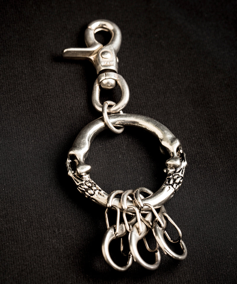 Skull Big Ring Chain Key Holder