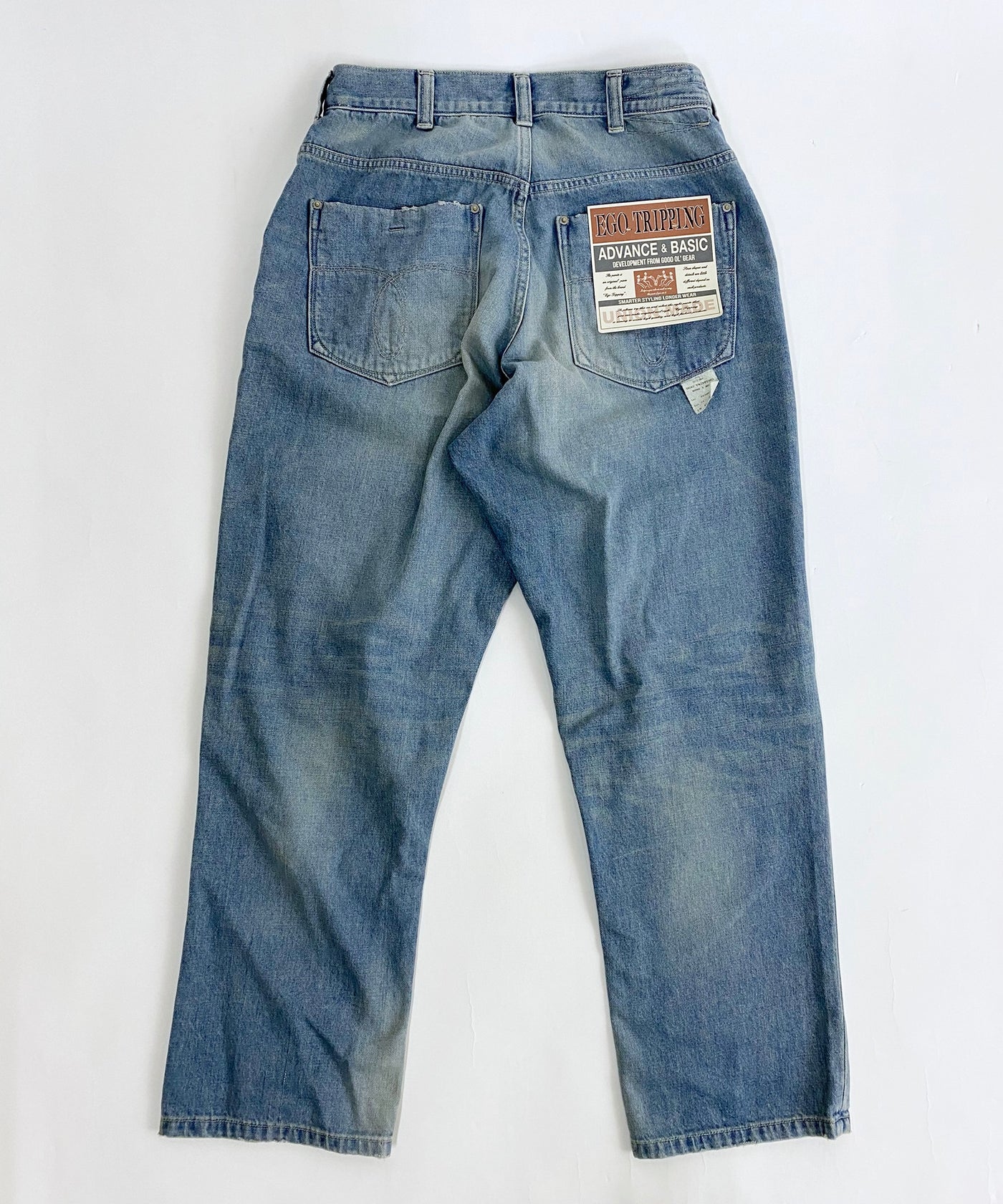 EGO TRIPPING エゴトリッピング / NERD DENIM 10oz used ナードデニム10オンスユーズド – GARROT STORE